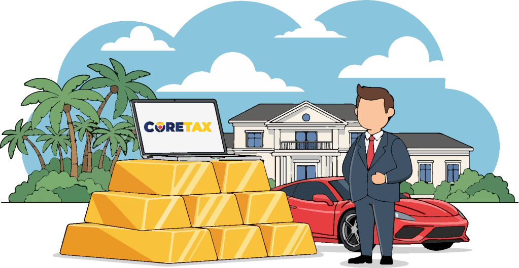 Pelaporan Harta Keuangan dan Investasi Dalam SPT 2026 Via Coretax. Bagian 7 : Kendaraan, Tempat Tinggal, Emas Batangan dan&nbsp;Utang