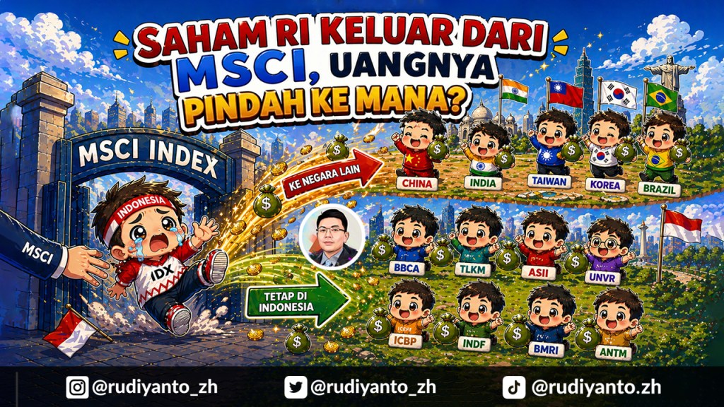 Saham RI Keluar Dari MSCI, Uangnya Pindah&nbsp;Kemana?