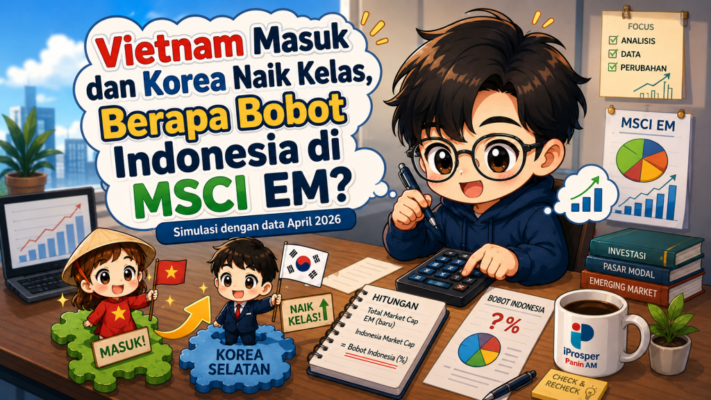 Vietnam Masuk dan Korea Naik Kelas, Berapa Bobot Indonesia di MSCI EM? Simulasi Dengan Data April&nbsp;2026