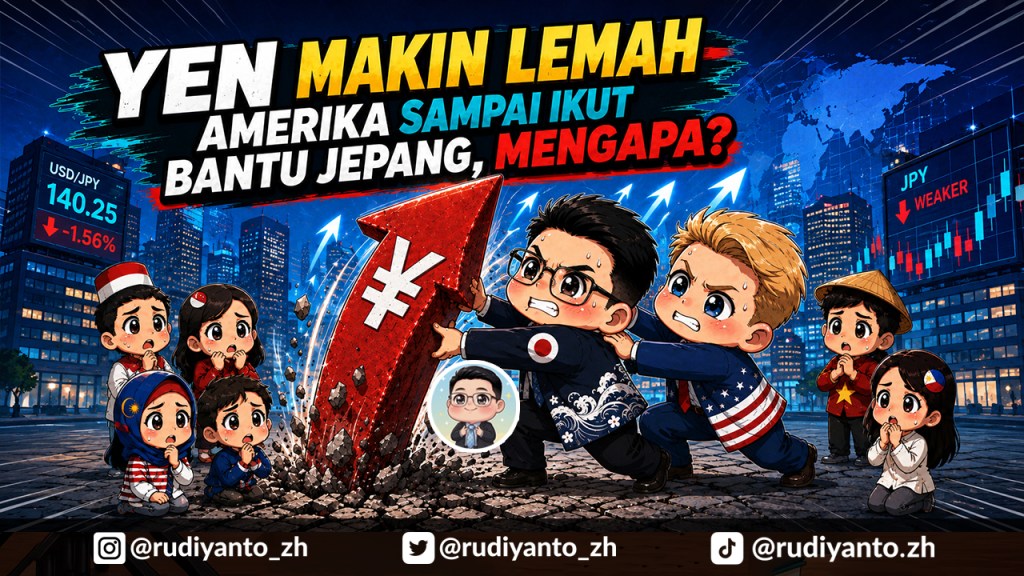 Yen Makin Lemah, Amerika Sampai Ikut Bantu Jepang,&nbsp;Mengapa?