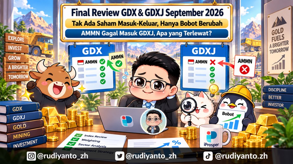 Final Review GDX & GDXJ September 2026. Tak ada Saham Masuk-Keluar, Hanya Bobot Berubah. AMMN Gagal Masuk GDXJ, Apa yang&nbsp;Terlewat?