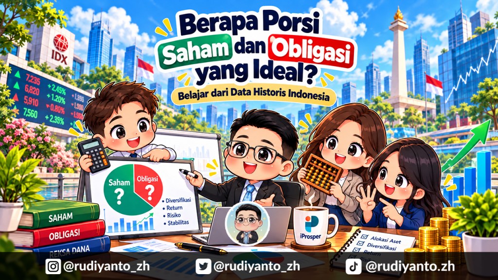 Berapa Porsi Saham dan Obligasi Yang Ideal? Belajar Dari Data Historis&nbsp;Indonesia